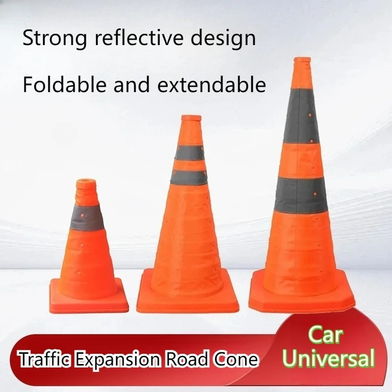 Road Traffic Cone - Opvouwbare reflecterende verkeerskegel 30/45/70cm hoogte Inklapbare