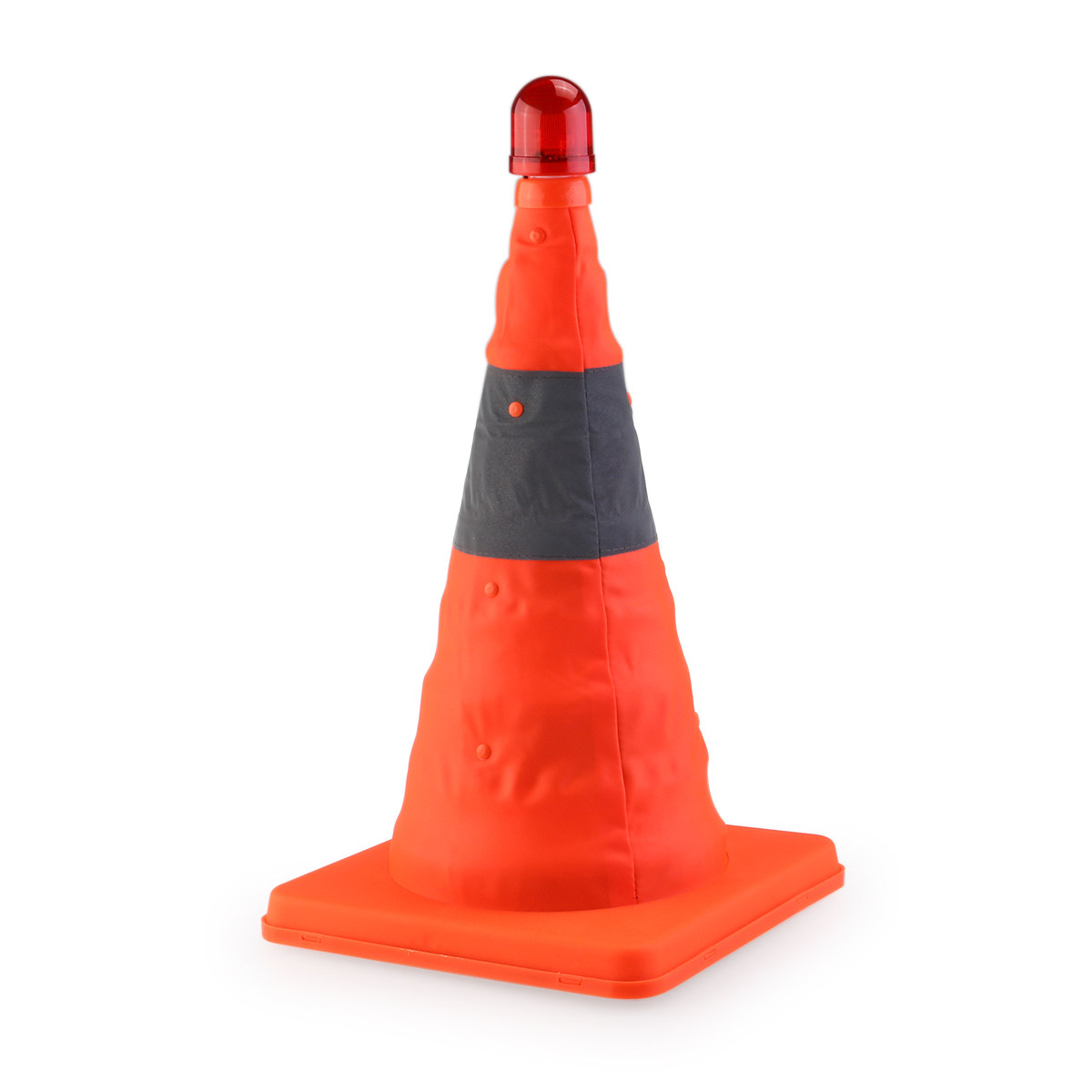 Road Traffic Cone - LED-waarschuwingskegel voor de weg, rood, 45