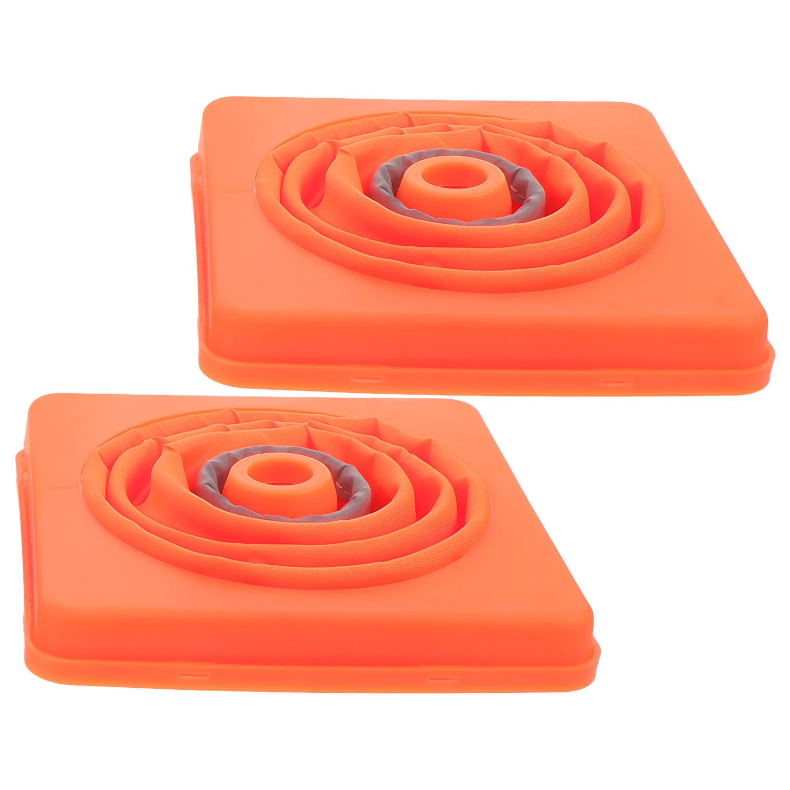 Road Traffic Cone - 2 stuks inklapbare verkeerskegels, heldere wegveiligheidskegels