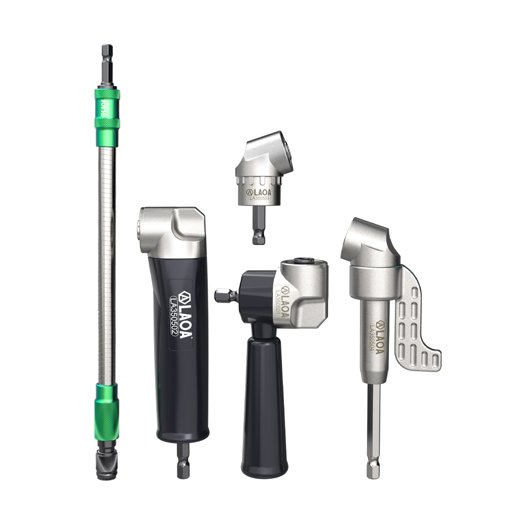 Magnetic Drill Press - LAOA haakse booradapter, multi-hoekige schroevendraaierbithouder met