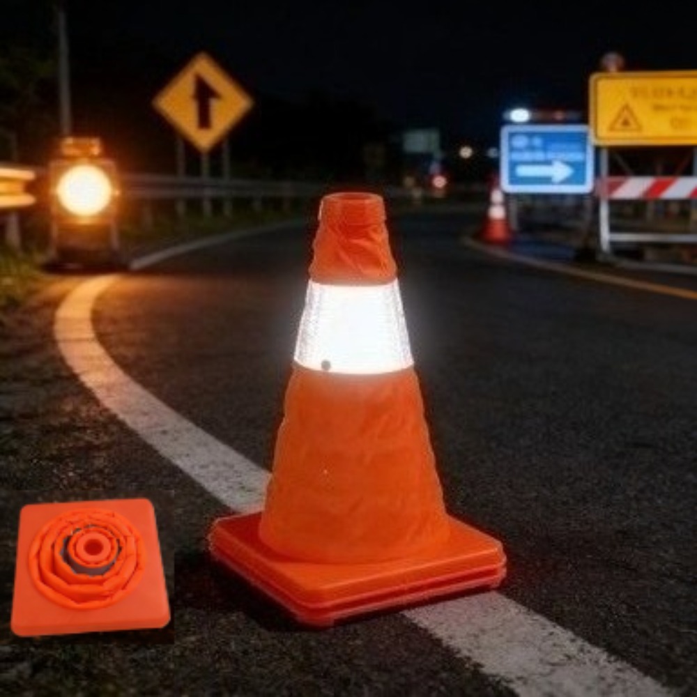 Inklapbare reflecterende verke - Road Traffic Cone recensie en prijs