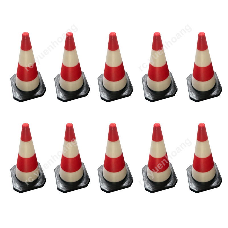 Gesimuleerd rood-wit gestreept - Road Traffic Cone recensie en prijs